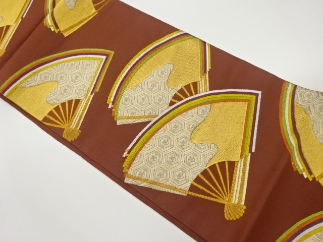 JAPANESE FUKURO OBI / WOVEN KIKKO PATTERN